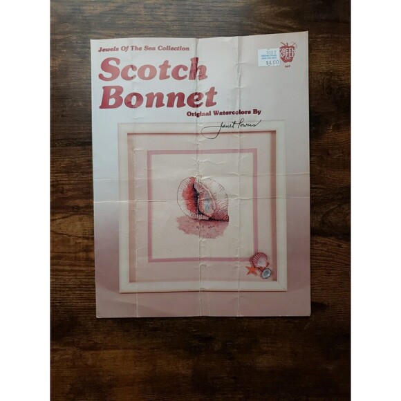 Seaside Cross Stitch Pattern Lot 4 Ray Davenport Shell Sand Dollar Beach Ocean - Picture 8 of 11